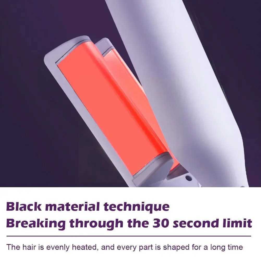 Hair Wave Curling Iron 32mm Professional French Egg Roll Hair Curler Corrugated Wavy Styler Fast Heating Volumizing Styling ToolXJ2410