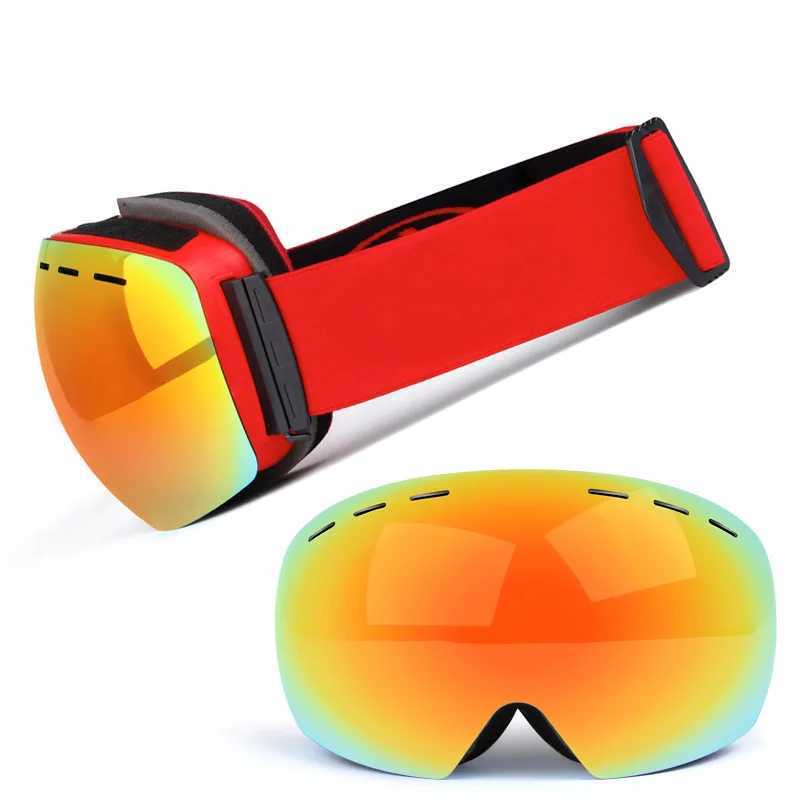 Factory direct sales photochromic ski board winter anti fog skiing goggles CL241010