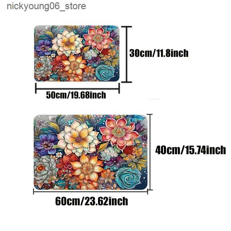 Non-Slip Bath Mats Welcome Door Entrance Mat Non Slip Home Decore Carpet Floor Washable Rugs Living Room Doormats Kitchen Bathroom Kitchen Rug L240910