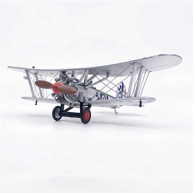 1 72 Scale Red Baron SE.5a Spade Bristol Bulldog Biplane Propeller Fighter Diecast Metal Airplane Plane Aircraft Model ToyXJ241010