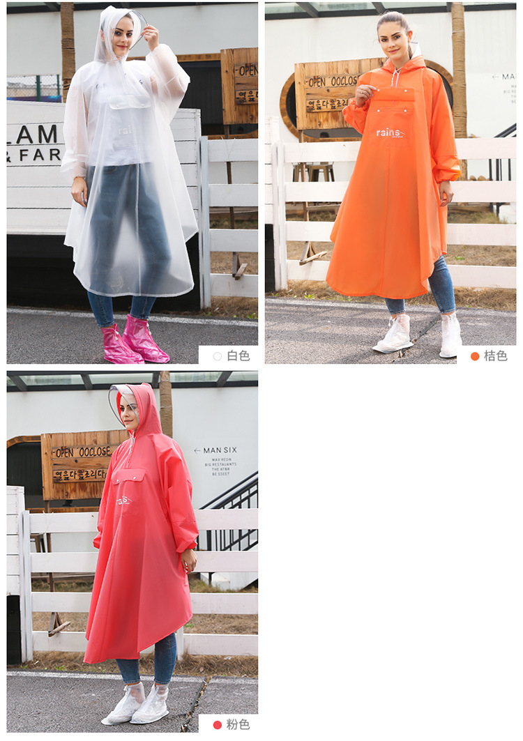 Electric bike raincoat double plus size comfortable and loose riding experience