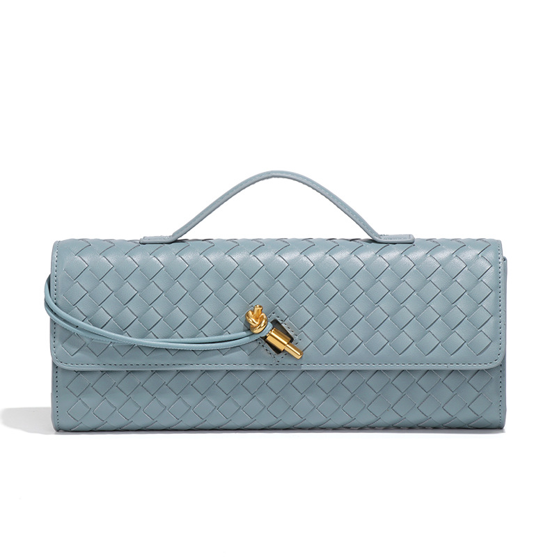 Elegant Evening Bag, Handwoven Genuine Leather Purse for hot Party, Wedding, Dinner, Dating