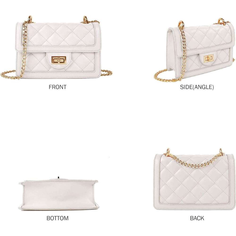 Small Quilted Crossbody Trendy Mini Shoulder Bag, Phone Wallet Purse for Women