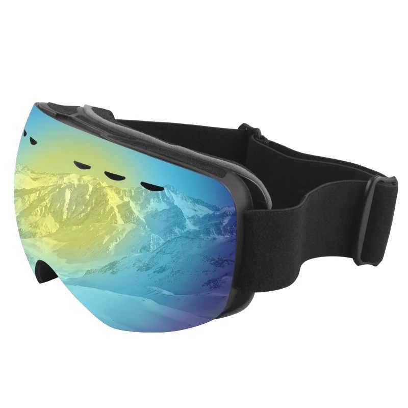 JSJM new ski goggles adult double-layer anti fog ski goggles winter outdoor sports goggles UV400 snowboard sled eyes CL241010