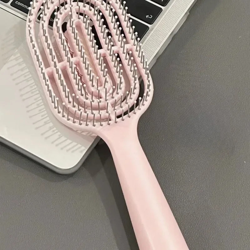 Heallor fluffy anti hair loss massage hair brush hair brush air cushion comb suitable for all hair types durable naturally curly 241009