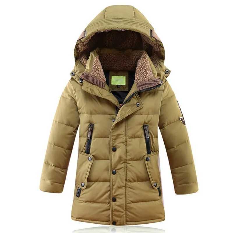 Down Coat -30 Degrees New Childrens Winter Jackets Duck Down jacket Children Clothing New Big Boys Warm Coat Thickening Outerwear clothes H241010