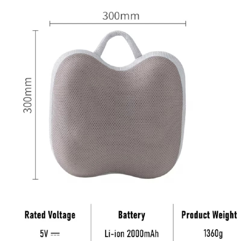 3D electric intelligent neck massage pillow back finger pressure full body massager wireless for automotive and home infrared physical 241008