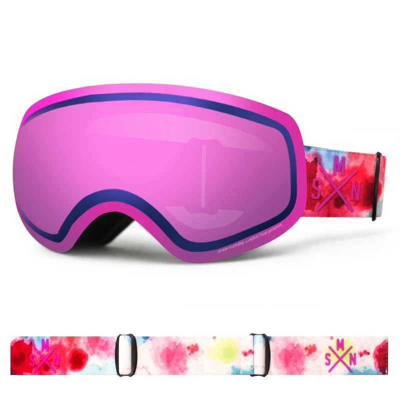 New boys and girls childrens skiing glasses double-layer windproof and fog proof mountain skiing cycling sports snowboarding childrens goggles CL24101