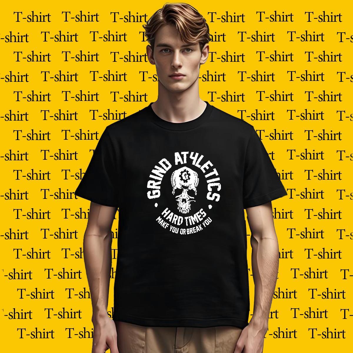 Popular T Shirt For Man 230g Pure Cotton skull Daily Outfit Custom Printed Breathable Short Sleeve Men Tops Tees Free Shipping Tops Shirt