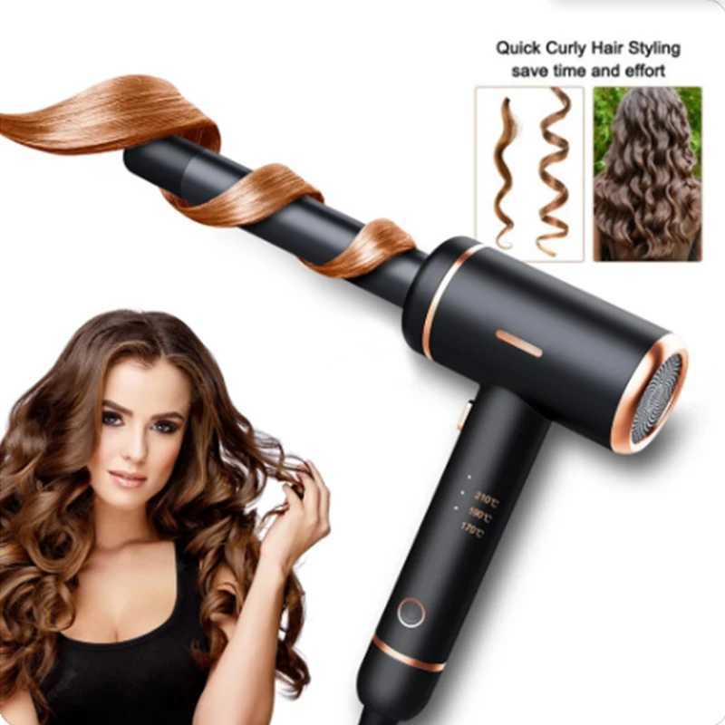 Automatic Rotating Ceramic Air Curling Irons Salon Use 2 In 1 High-Speed Cold Air Hair Curling Iron Waver Styler ToolsXJ241010