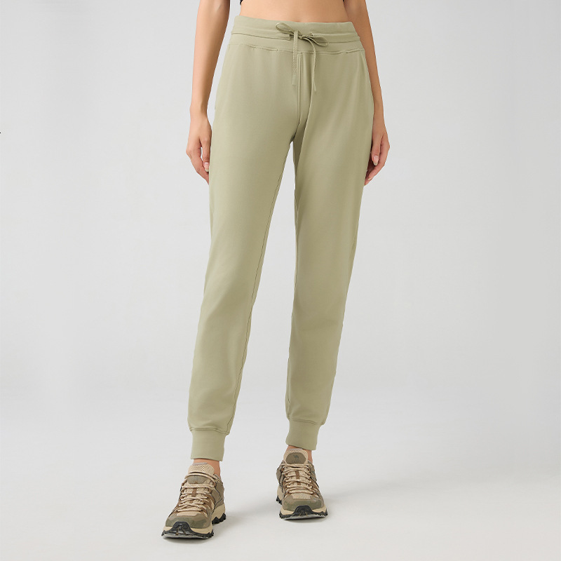 New brushed yoga women's running fitness pants, slim fit and slimming, leg binding sports pants D19069