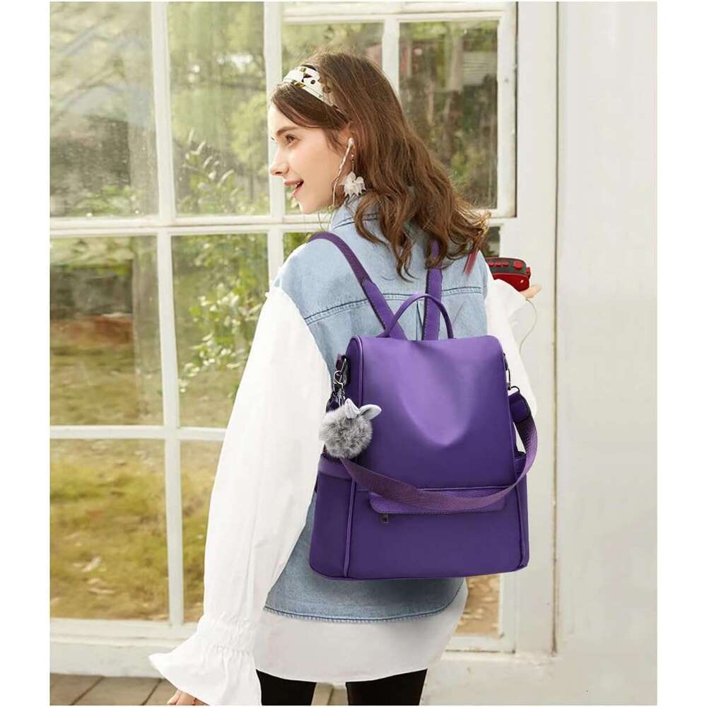 Women Fashion Backpack Purse Anti Theft Waterproof Travel Lightweight Casual Shoulder Satchel Bag
