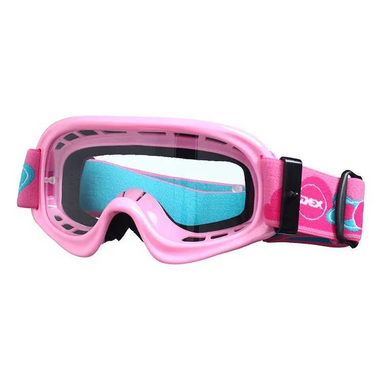 Fashion winter sports anti UV400 anti fog lens ski racing glasses customized childrens ski goggles CL241010