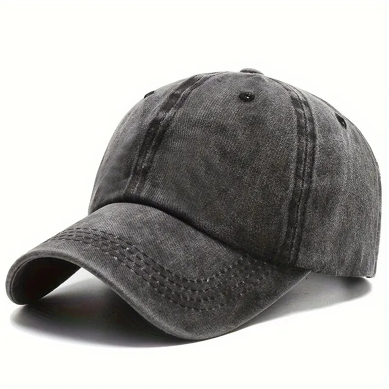 Men Women Unisex Baseball Cap Adjustable Solid Color Casual Hat Stretchy Fabric for Sports Secure Drawstring Closure Dad Hat 241009