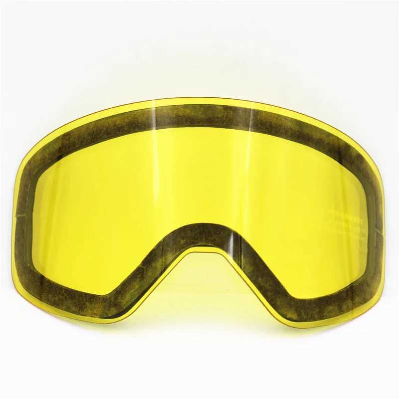 DIY new mens magnetic skiing goggles with big vision anti fog and outdoor windproof snow sports goggles CL241010