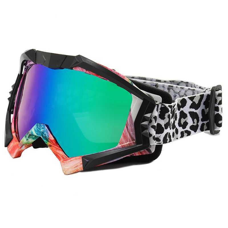UV400 Winter Ski Glasses Windproof Sports Motorcycle Off road Ski Board Goggles Magnetic Snowbike Sunglasses Ski Eyes CL241010