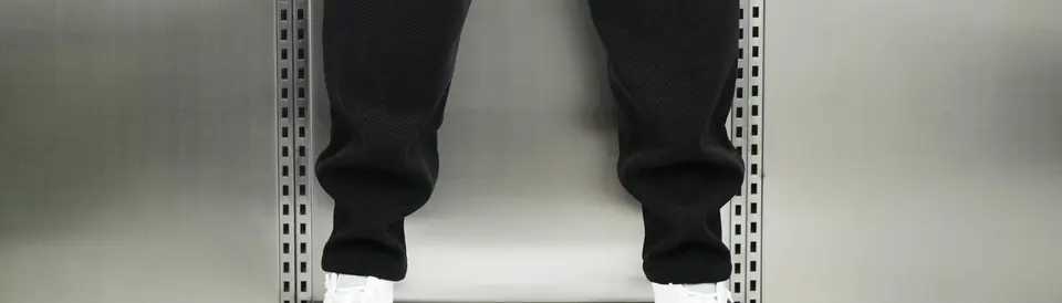 Mens denim casual pants loose pants 2024 autumn new item bundled foot pants mens casual fitness sports pants W241009