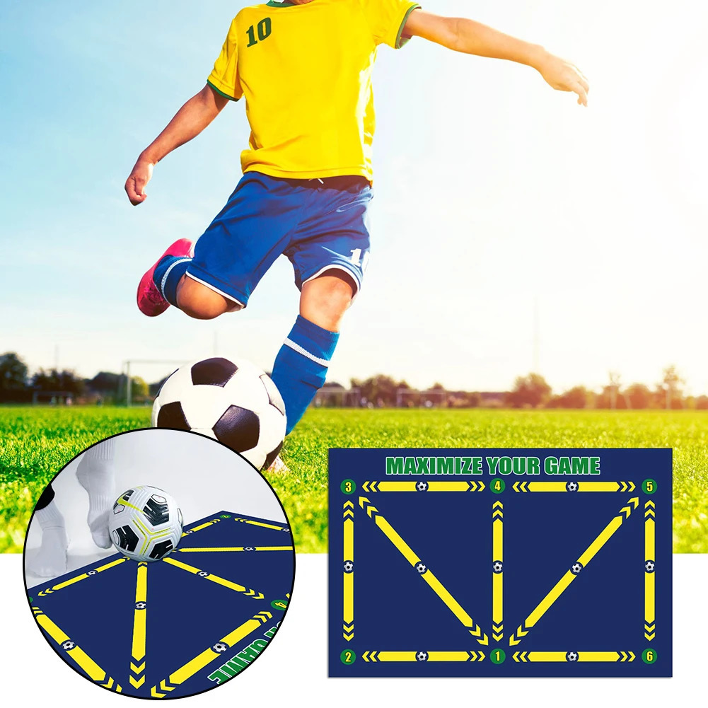 90 60CM Anti slip Foldable Dribble Training Mat for Children and Adults Football Indoor Equipment 241008