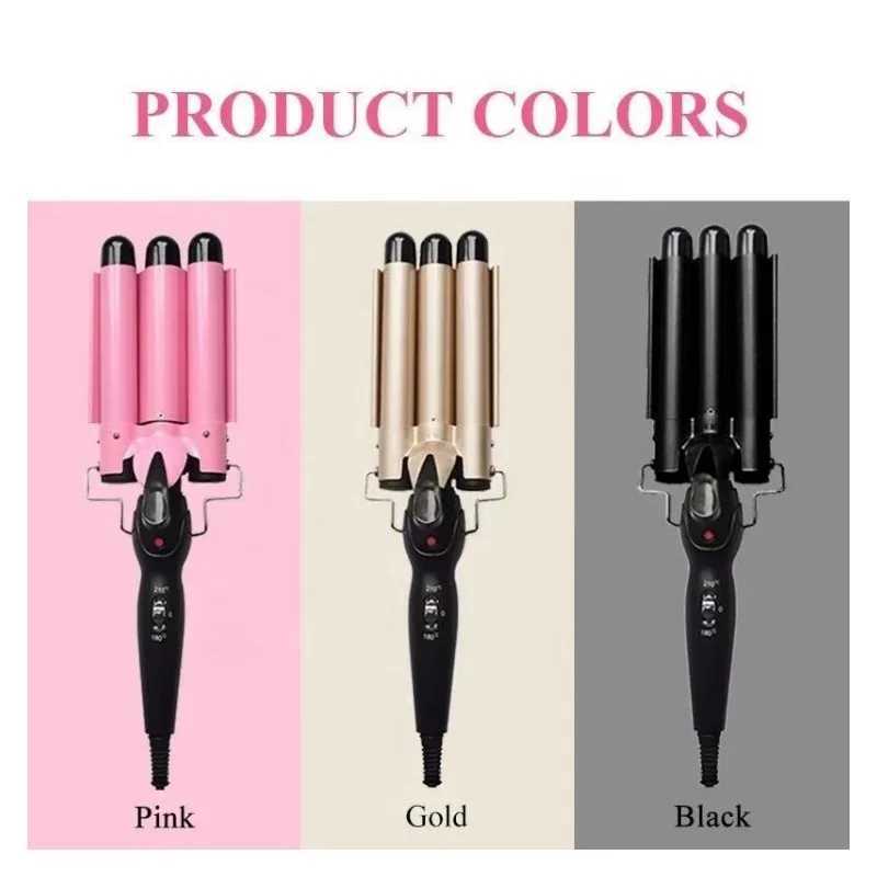 Professional Hair Curling Iron Ceramic Triple Barrel Hair-Curler Irons Hair Wave Waver Styling Tools Hair Styler Wand Woman NewXJ241010