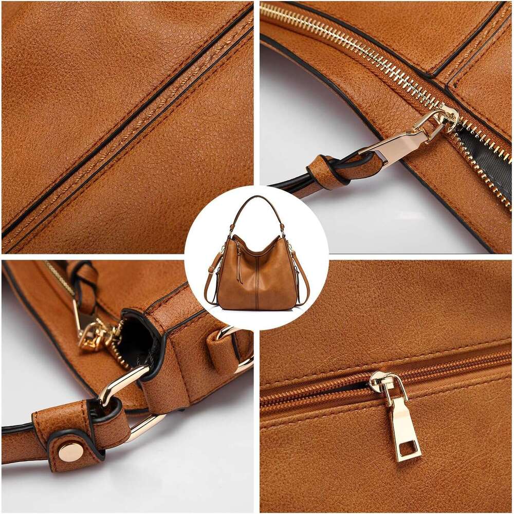 Handbags for Women Large Ladies Hobo bag Bucket Purse Faux Leather