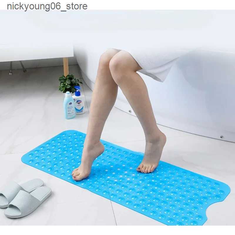 Non-Slip Bath Mats 40*100cm Mat Bathtub Bath Mat PVC Large Bathtub Safety Shower Non-slip Bath Mats With Suction Cups Floor Mat L240910