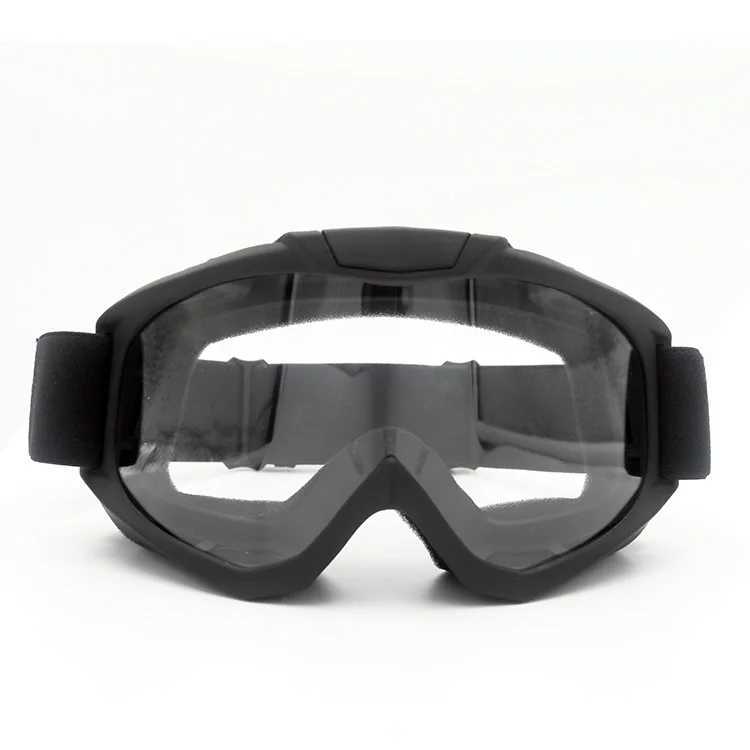 2021 Motorcycle Goggles Transparent Lens Bicycle Off Road Skiing Sports Earth Bike Racing Goggles CL241010