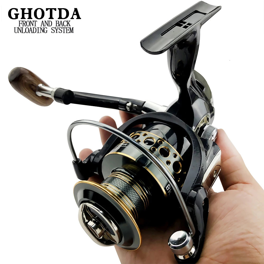 Spinning Reel 2000 - 7000 Ultralight Max Drag 12kg 5.2 14.7 1 Surfcasting Fishing Reel Spin Saltwater Jigging Reels 241010