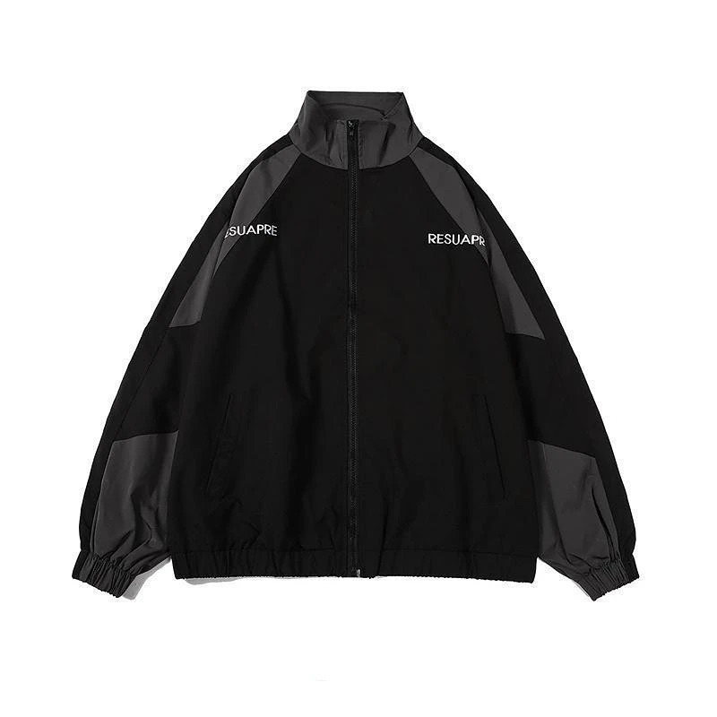 Deeptown Vintage Women Jackets Hip Hop Style Japanese Fashion Harajuku Patchwork Windbreak Streetwear Lightweight Female 241007Z