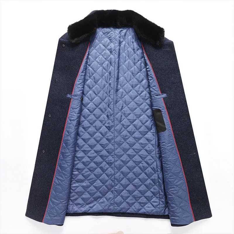 2022 new arrival winter jackets fashion Woolen Coat Mens Casual Wool trench coat Men Dress Jacket men full Size S-3XL LX241010