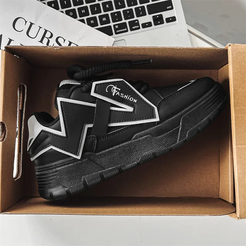 Mens Basketball Men - Low Profile Unisex Sports Shoes with Wide Sole, Short and hot Chubby Design, Ideal for Hip-Hop Style