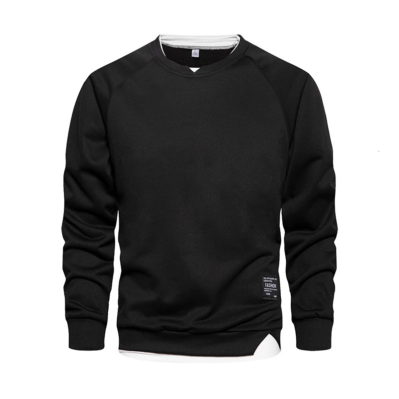 Spring Sportswear Mens Harajuku Casual Hoodie Hip Hop Street Fashion Solid Zipper ONeck Two Piece 241010