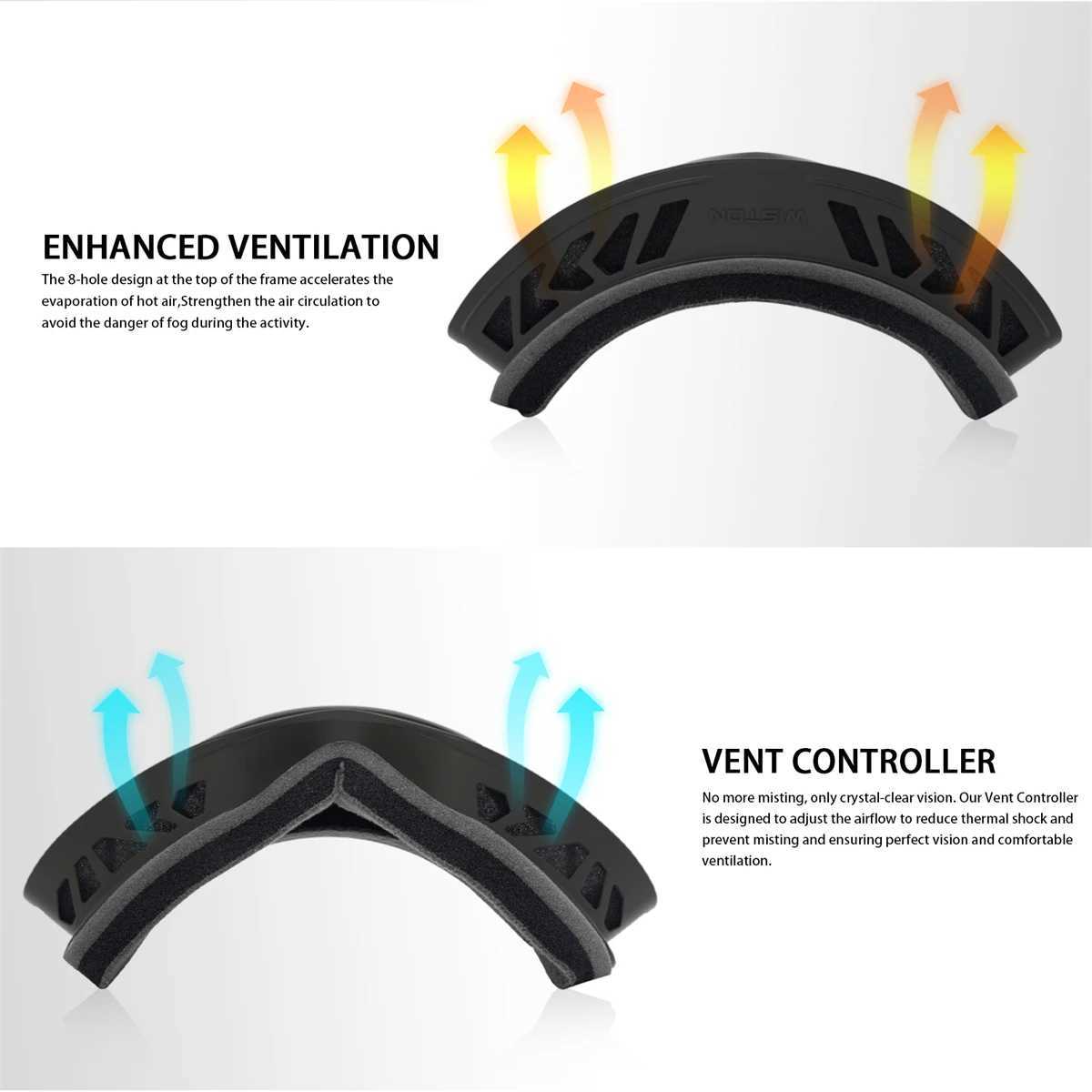 New professional ski goggles with double-layer lens anti fog UV400 ski goggles for men CL241010