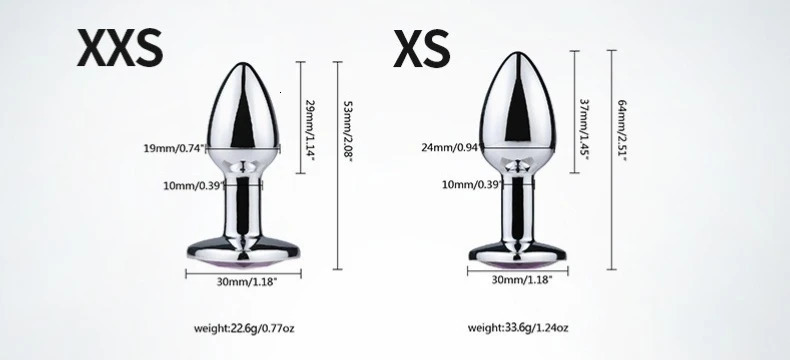 Heart Base Mini Smooth Metal Anal Plug Beginner Butt Plug Masturbation Stimulator Tool Sex Massager Adult Sex Toys For Man Women 241010
