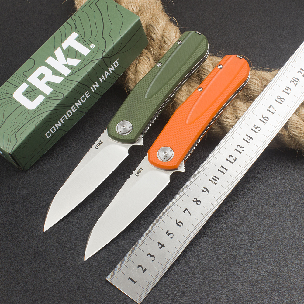 H6535 Flipper Folding Knife 8Cr13mov Satin Tanto Blade G10 With Steel Sheet Handle Outdoor Ball Bearing Camping Hiking Fishing EDC Pocket Knives