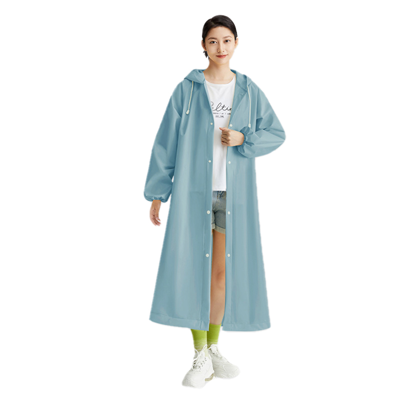 Adult raincoats are made of environmentally friendly materials that are safe harmless and have strong durability