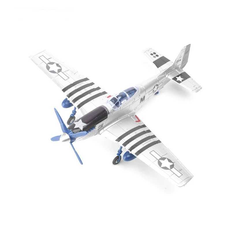 1/48 World War II P-51 Mustang Fighter Model Airplane Plastic Model Kit Simulation Assembly Military Aircraft ToyXJ241010