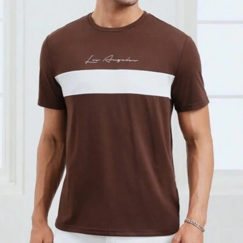 Short En Crew Neck Sleeve Letter Print Breathable Workout T Shirts Casual Top With Short Sleeves op s
