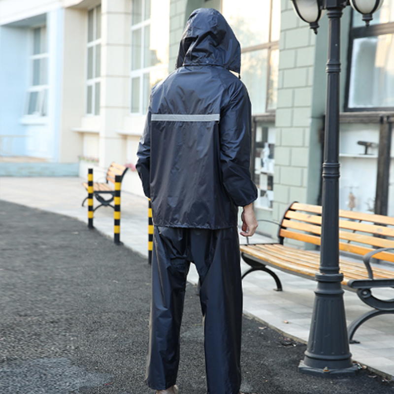 Comfortable adult raincoat set with waterproof material