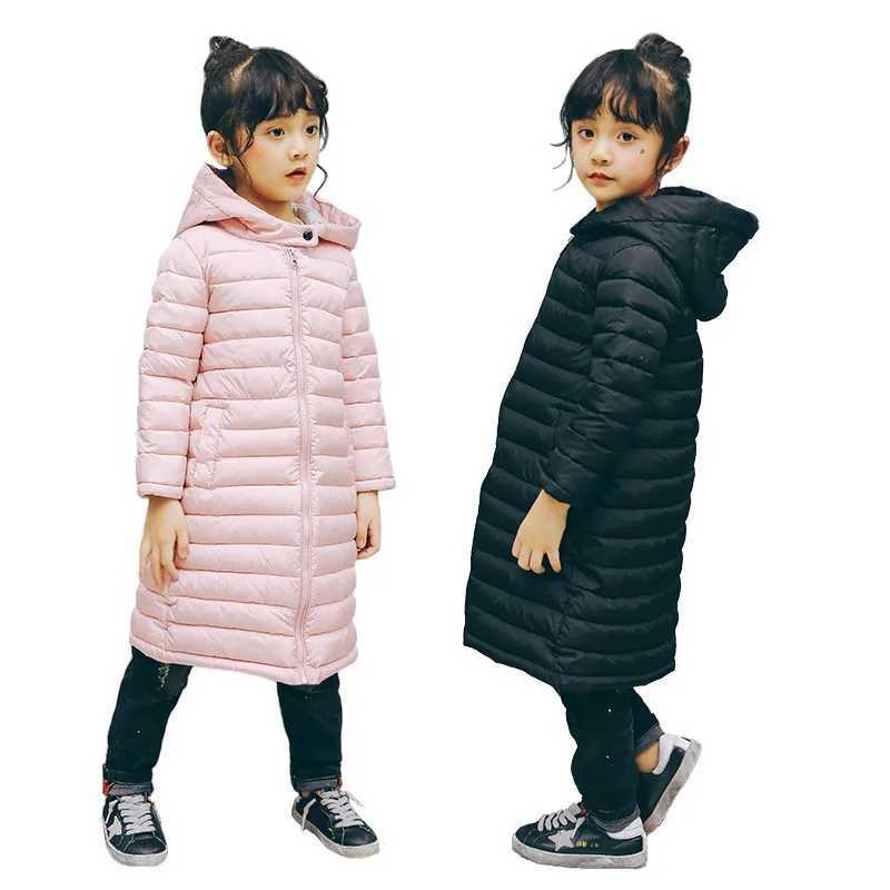 Down Coat Autumn Winter Outerwear Jacket For Boys Girls Clothes Cotton-Padded Hooded s Coat Children Clothing Parkas Soft Thin Overall H241010