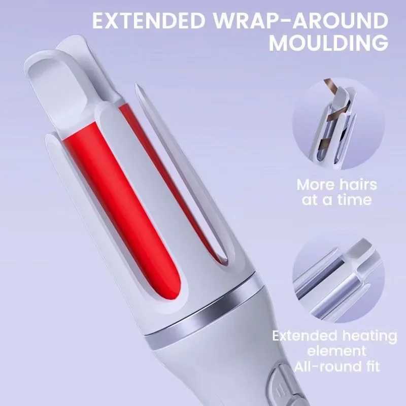 Automatic Hair Curler Stick Negative Ion Electric Ceramic Curler Fast Heating Rotating Magic Curling Iron Hair Care Styling ToolXJ241010