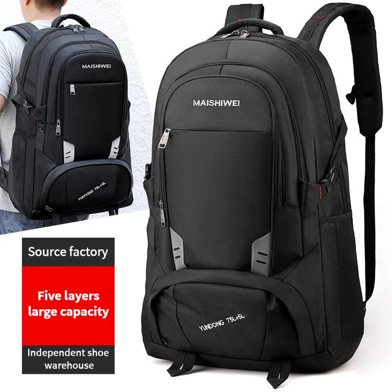 Mens 20 inch laptop backpack with a capacity of 60 liters and 80 suitable for highquality business backpacks Oxford travel bags both men women 241008