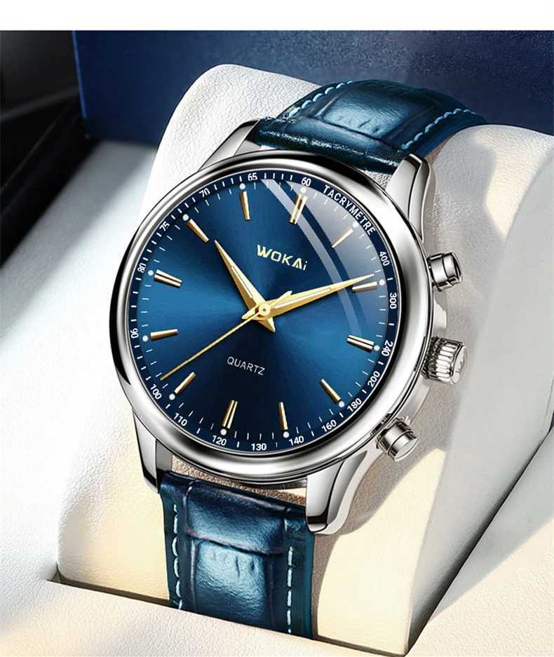 New Fashion Men Watch Bussiness Leather Quartz Wristwatch Casual Watch For Men Clock Gift reloj hombre relogios masculinoX241010