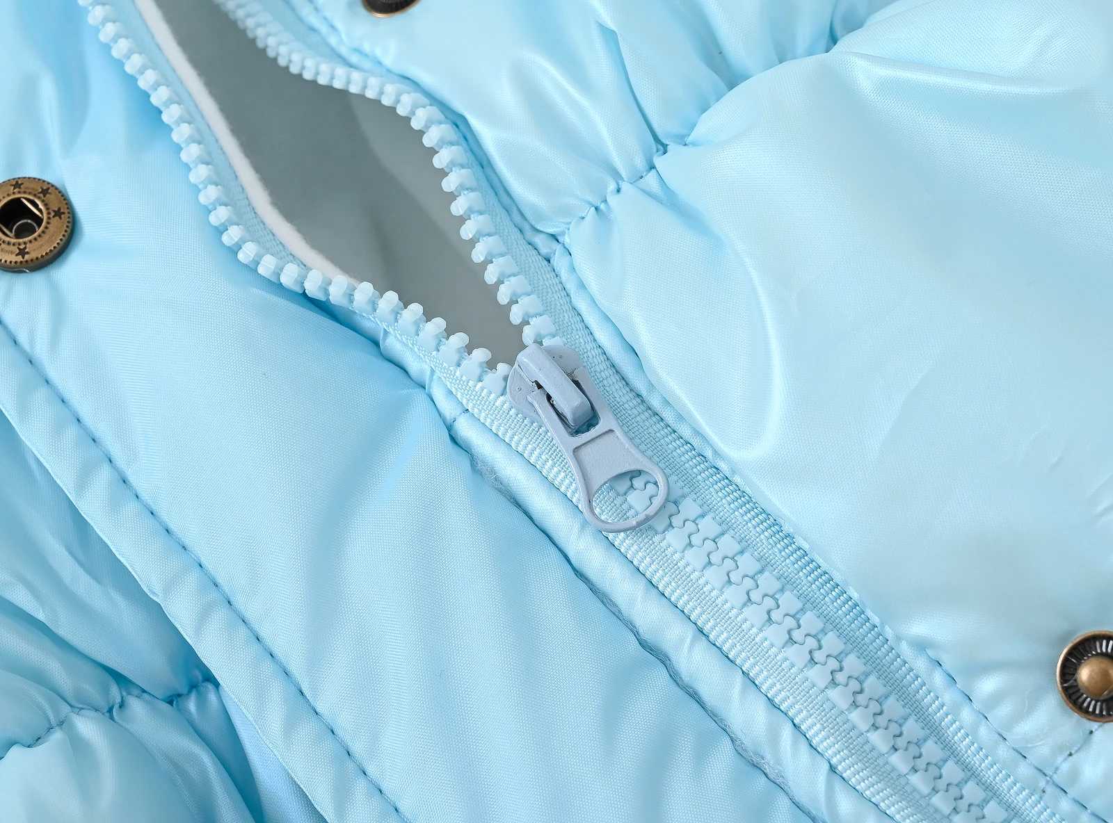 Down Coat Stay warm and look fashionable Girls hot hooded jacket with down replacement pad for winter H241010