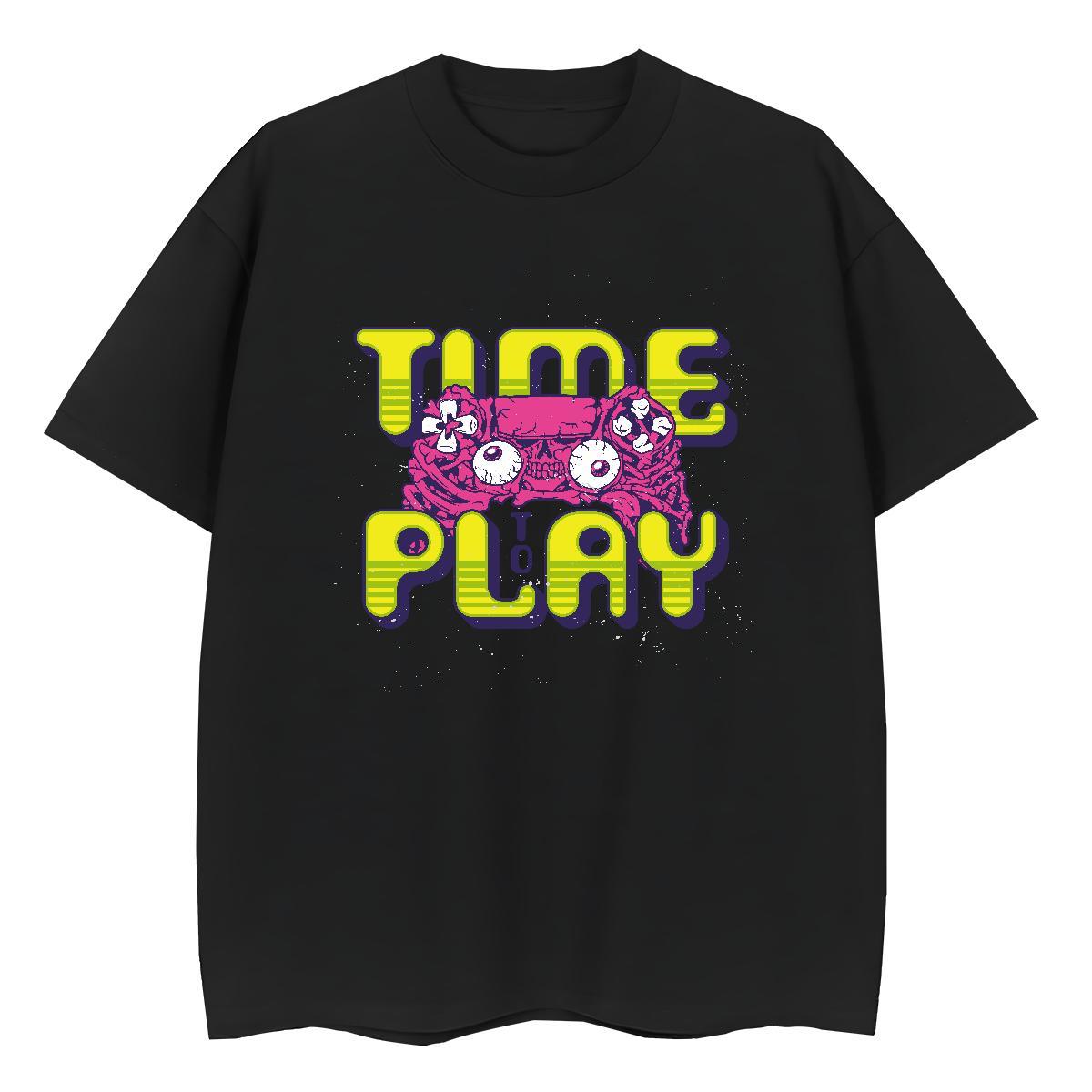 Stylist Woman T Shirts 230g 100% Cotton Breathable Short Sleeve Street skull Women Tees Brand DIY Printed Wear