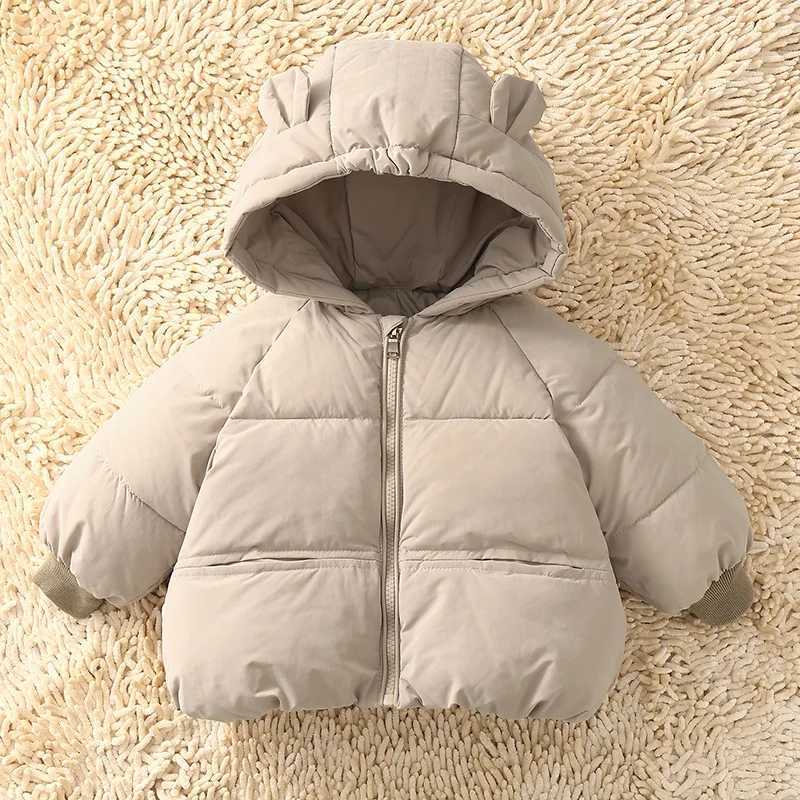 Down Coat Cold winter thick warm jacket childrens coat cotton coat plush thick coat suitable for Russian baby boys and girls cotton coat H241010