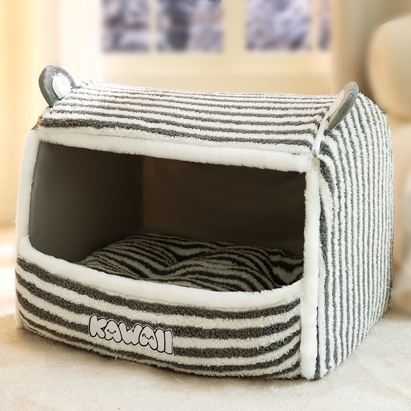 Warm Cozy 2024 Pet House: Neutral Wind Large Drawer Dog Kennel for Golden Retriever & Labrador
