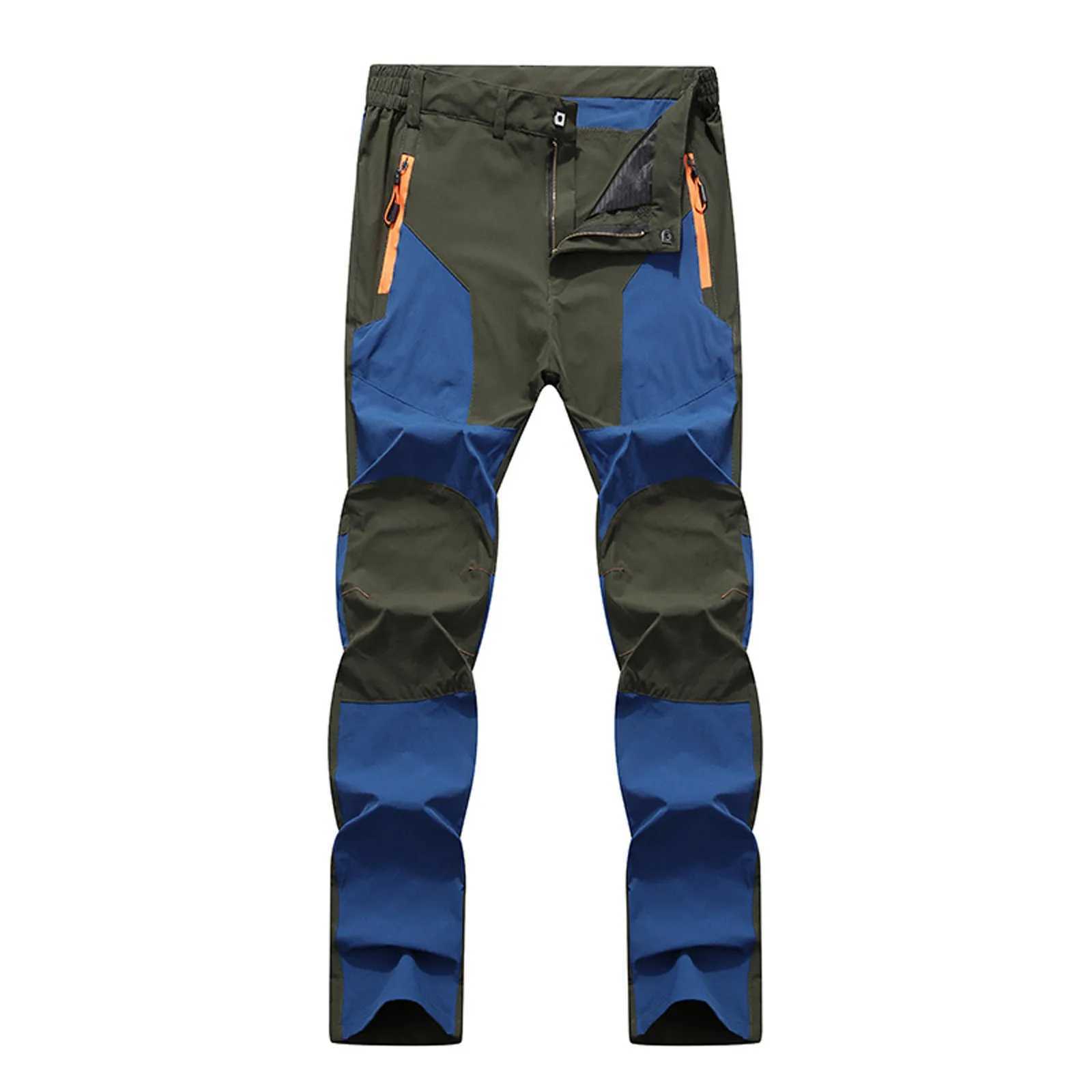 4 seasons of casual hiking pants fashionable mens warm fishing pants outdoor sports tactics waterproof mountain hiking pants W241009