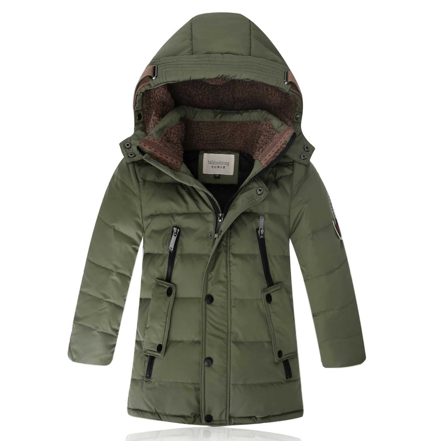 Down Coat -30 Degrees New Childrens Winter Jackets Duck Down jacket Children Clothing New Big Boys Warm Coat Thickening Outerwear clothes H241010