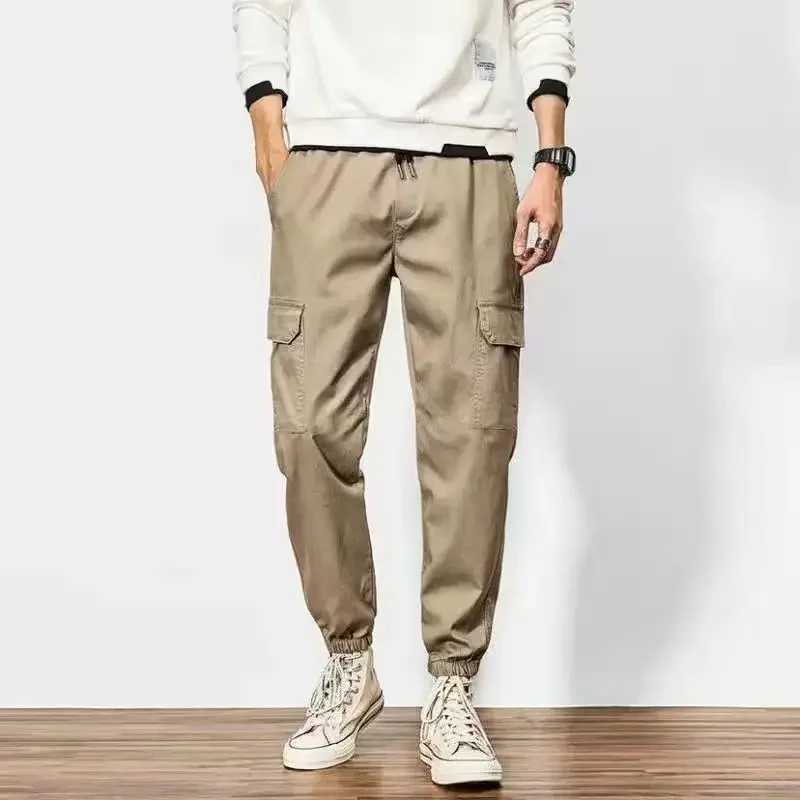 Mens cargo pants autumn black mens Trouser harem runner new large cotton spandex loose casual designer oversized cheap W241009