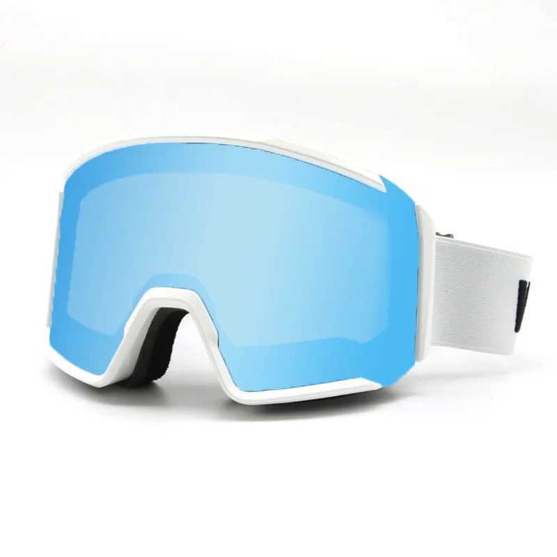 CHOOYOU 2024 new cylindrical buckle small frame anti fog skiing glasses CL241010